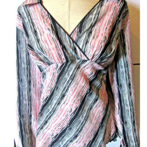 BLUE DIAMOND PLUS SIZE 20 LONG SLEEVE BLOUSE